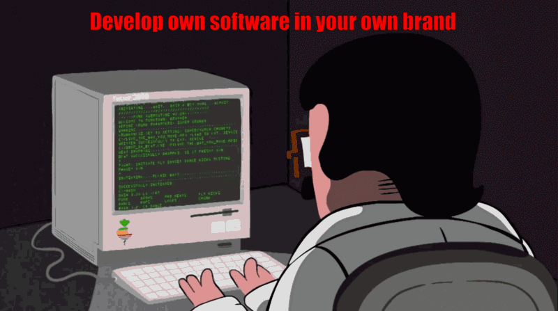 how to create own software